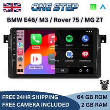 BMW E46 9" Android Car Stereo CarPlay Android GPS BT Rover 75 MG ZT Head Unit