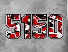 5150 Frankenstien Frankenstrat EVH Stripe Car Guitar Decal Tribute Sticker 