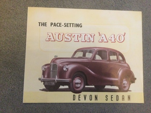 Austin a40 devon - devon, sedan