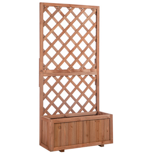 Trellis planter box - planter,