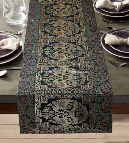 Indian brocade coffee table - indian,
