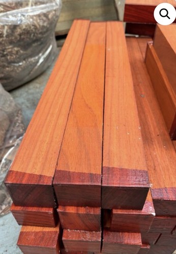 Padauk spindle blank wood - spindle,