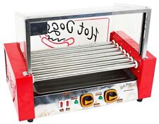 STAINLESS STEEL HOT DOG BROILER (7 ROLLERS) SAUSAGES MACHINE