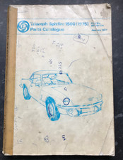 Triumph Spitfire 1500 (1975) Parts Catalogue. Part RTC9110A.