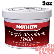 MOTHERS MAG AND ALUMINUM POLISH 5oz (05100) ALLOY METAL POLISH - WHEELS ETC..