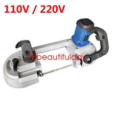 Hand-held Band Saw Machine Multifun Horizontal Small Sawing Machine 680w 220V