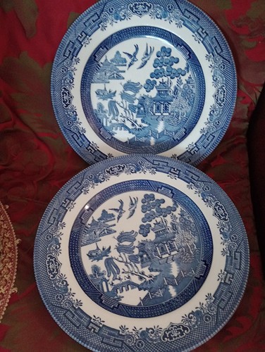 Vintage churchill blue willow - vintage,