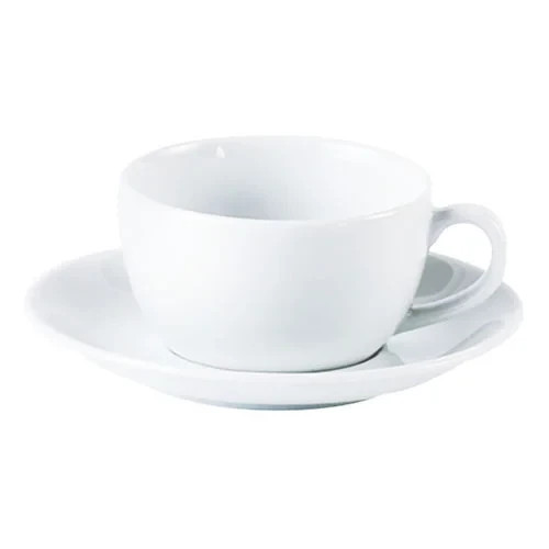 Vitrified porcelain saucers - porcelain,