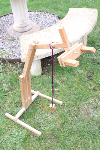 Vintage wood workstand - wood,