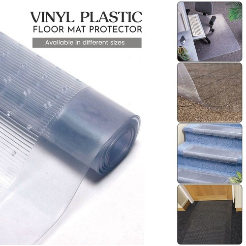 Vinyl plastic carpet protector - carpet,