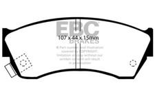 EBC Ultimax Front Brake Pads for Suzuki Swift 1.3 GTi (AA33S) (86 > 88)