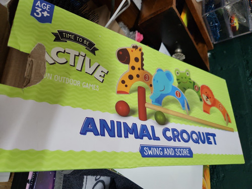 Animal croquet swing and - animal,