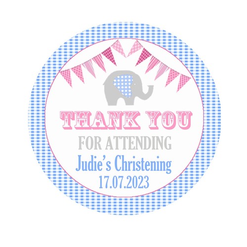 Personalised christening - personalised,
