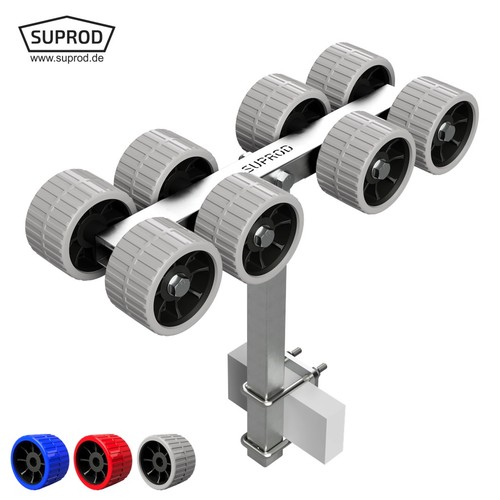 Fold rolls launching trolley - 8-fold,