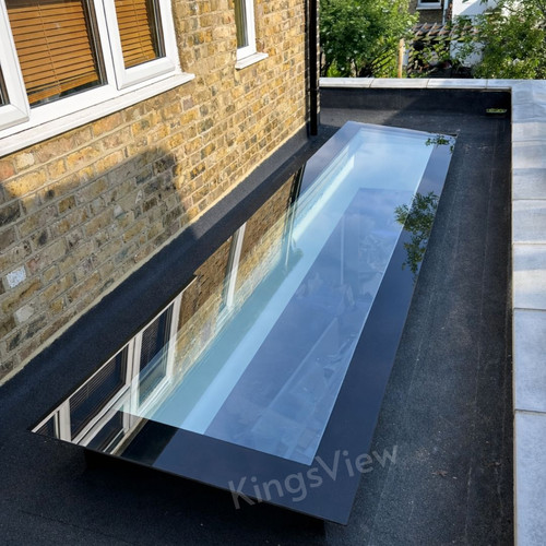Roof window skylight flat - roof,