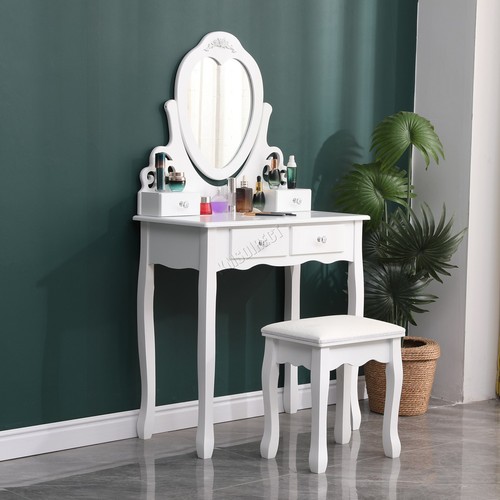 Dressing table set stool - table, w/stool