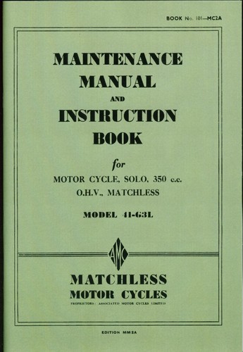Matchless g3l army - matchless,