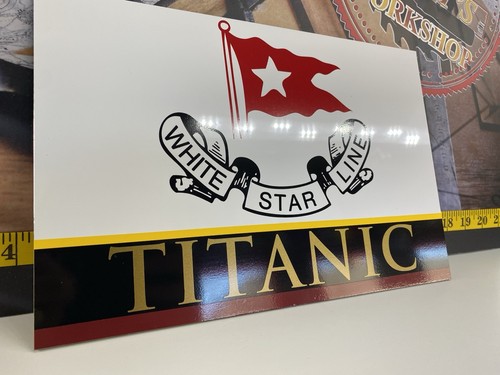 Titanic sign - (white,