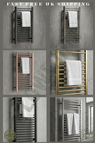 Dual fuel heated towel - towel, rail