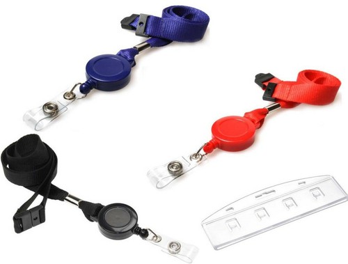 Retractable neck strap - retractable,