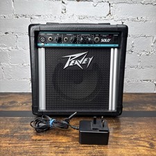 Peavey Solo 15W Portable Guitar Amplifier with Power Supply Tested Working VGC