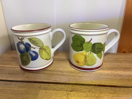 Denby mugs pear plum - mugs, &