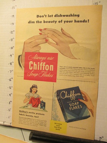 Newspaper 1947 chiffon - newspaper, ad