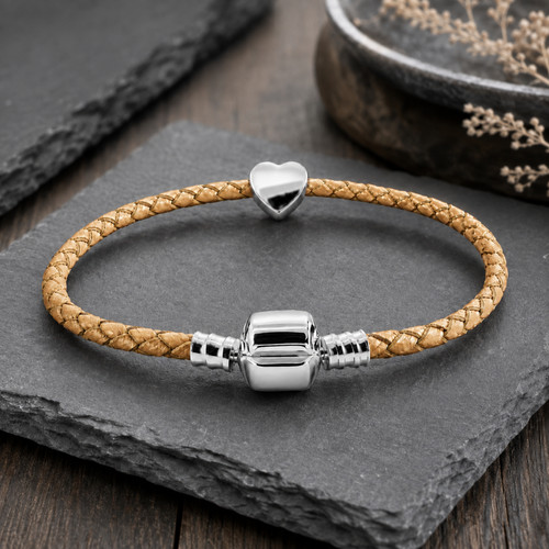 Real leather charm - real,