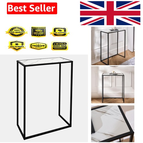 Console side table with marble - console,
