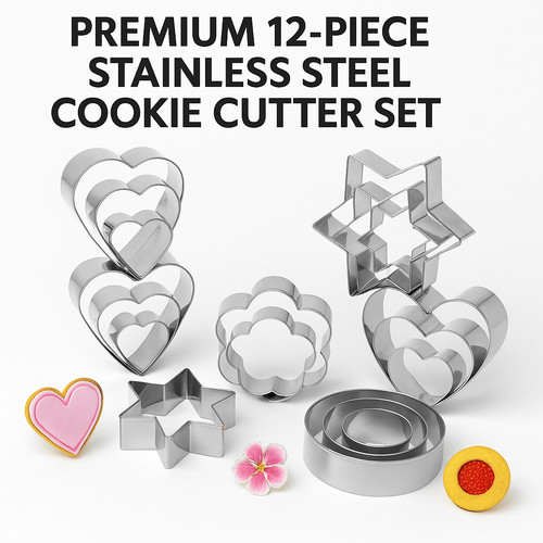 Christmas cookie cutters - cutters, pack