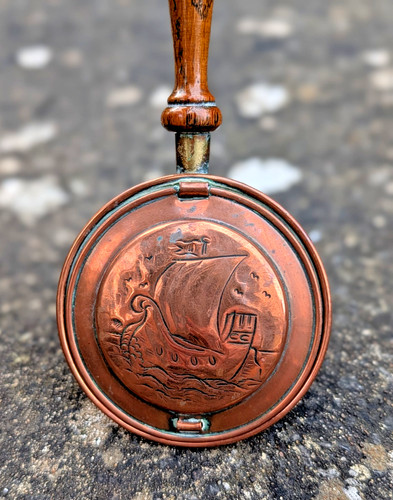 Vtg miniature copper bed - vtg,