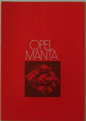 Opel manta 1977 1978 - opel, 1977-1978