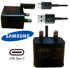 Genuine Samsung Galaxy Note10 Lite S10 Lite Fast Mains Wall Charger Plug & Cable
