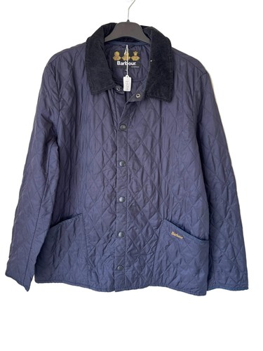 Barbour navy quilted jacket - barbour,