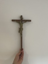Antique Crucifix Hardwood