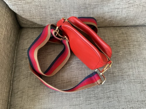 Mulberry blossom pochette - blossom, red