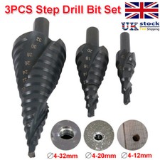 3PCS HSS Step Drill Bit Set