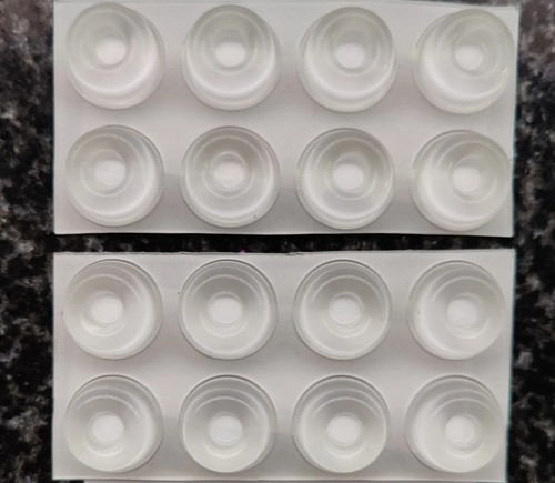 16x isolation gel pads - 16x, (clear)