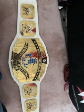WWE Authentic White Intercontinental Commemorative Championship Belt