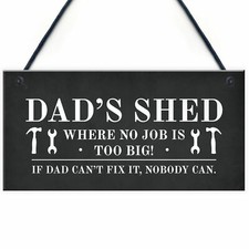 Dads Shed Sign Hanging Garden
