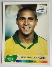 France 98 World Cup sticker numero 21 Roberto Carlos, Panini