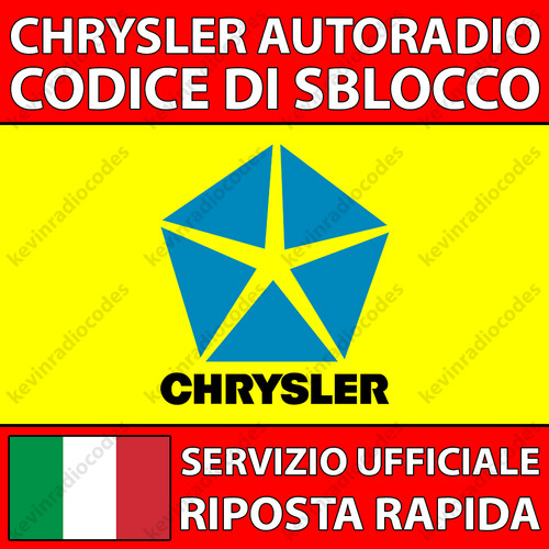 Chrysler radio unlock - unlock, code