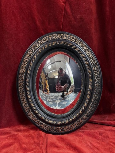Unusual antique convex - unusual, glass