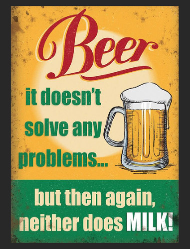 Beer solves problems metal - problems,