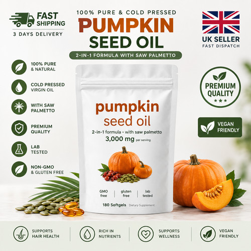 Pumpkin seed oil - oil, 3000mg