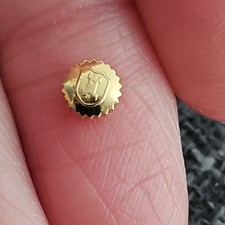 NOS BUREN GOLD  WATCH CROWN