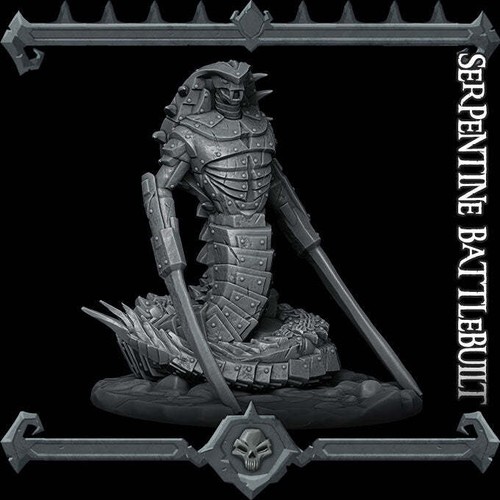 Serpentine battlebuilt monster - battlebuilt,
