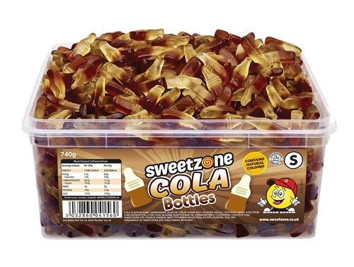 Sweetzone cola bottles 805g - sweetzone,