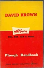 David Brown Albion Plough - B.E, B.H, & A Series - Operators Manual & Parts List