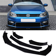For VW Polo GTI Scirocco Front Bumper Lip Spoiler Splitter Adjustable Wing Gloss